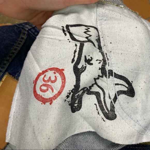 A.K.O.O. Denim Men’s Blue Jeans Size 36 Streetwear - Picture 11 of 16